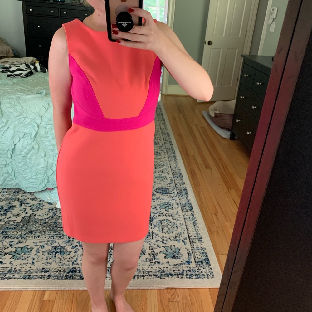 Ann Taylor Loft Color Block Dress